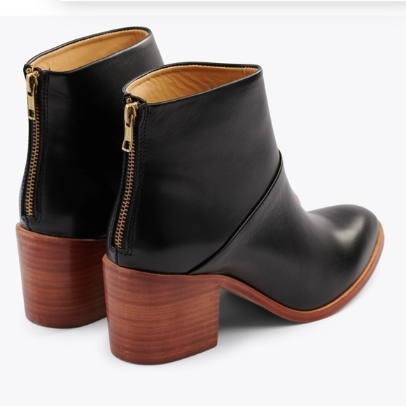 Nisolo Dari Commuter Black Leather Boot Size 7.5 - Picture 3 of 10